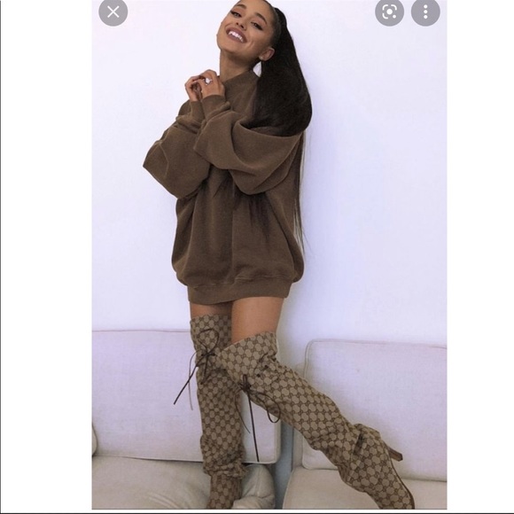 Gucci Shoes - Gucci GG Logo Over The Knee/Thigh Boots